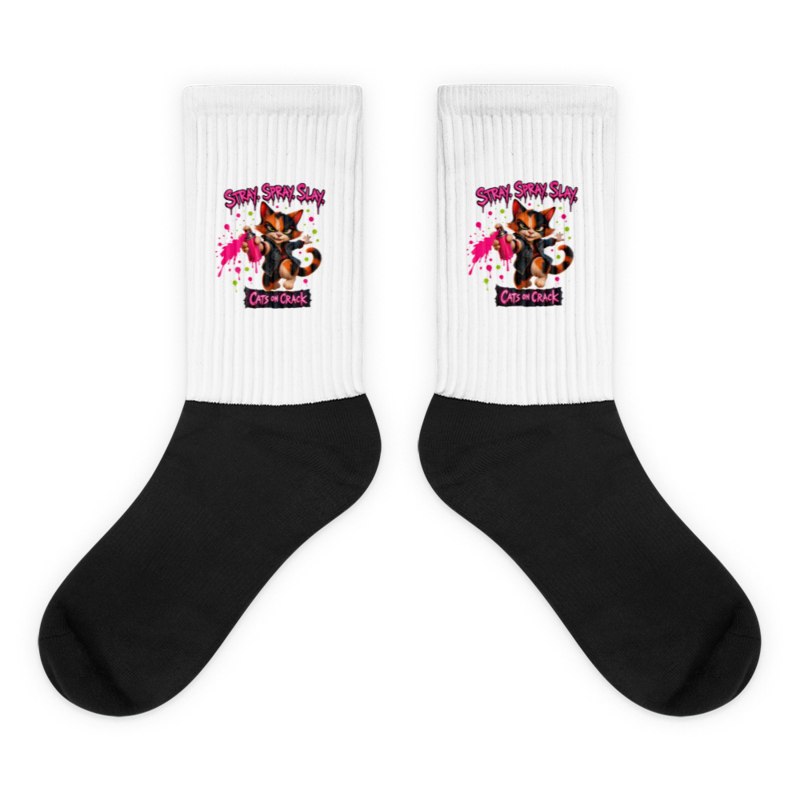 Stray Spray Slay Socks