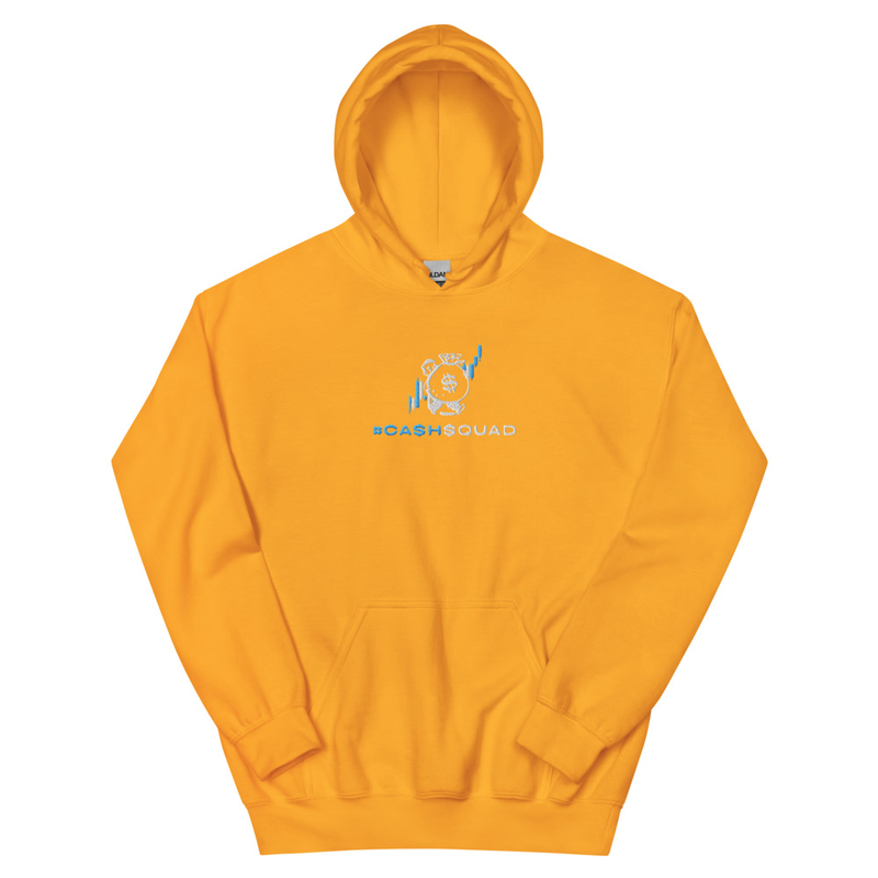 #CashSquad Embroidered Hoodie v.1 – XL, Gold