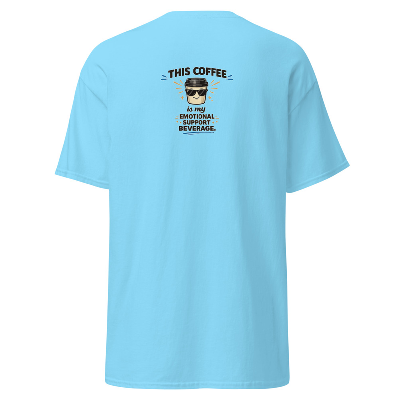 Emotional Support Beverage Unisex classic tee – S, Sky