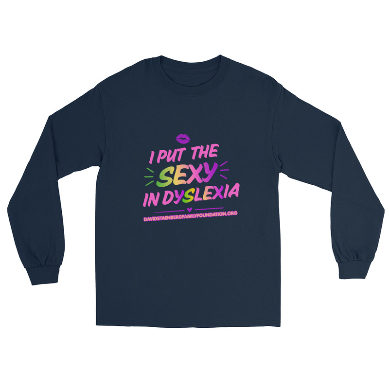 Men’s Long Sleeve Shirt | Dyslexia v1