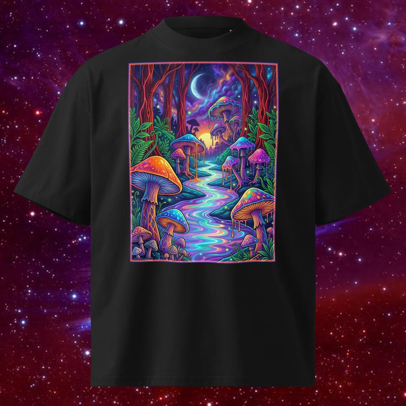 Mushroom Forest (Starry Drippy Night)