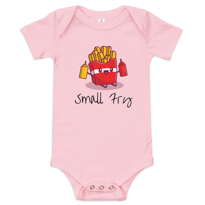 Small Fry Short-Sleeve Baby One-Piece — Eat Sleep Potato — view 2