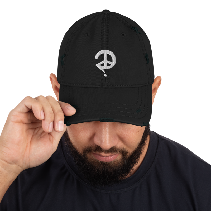 What Is Peace? Distressed Dad Hat — view 1