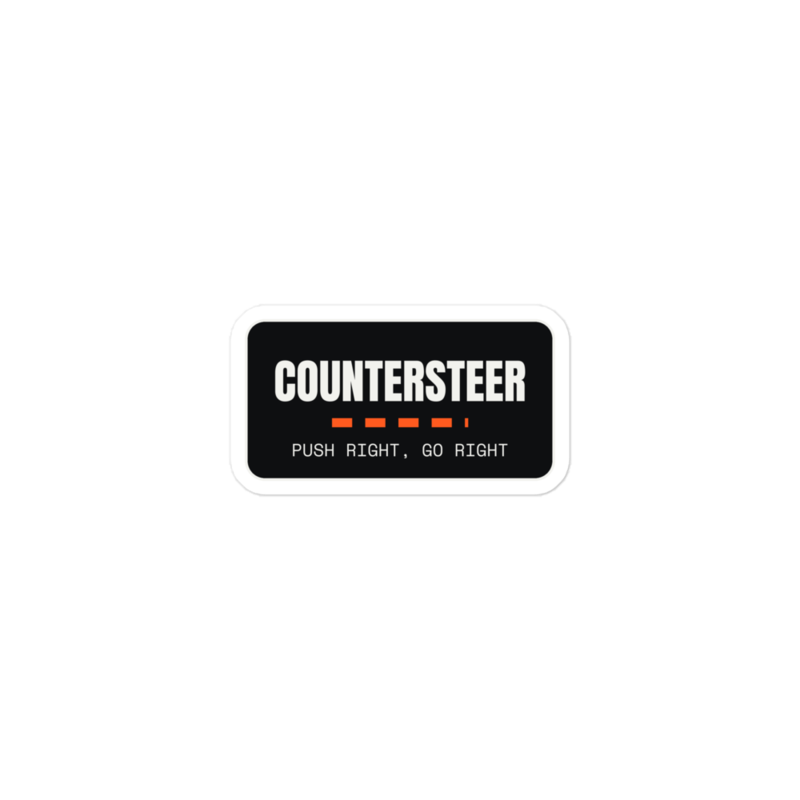 COUNTERSTEER Sticker mockup