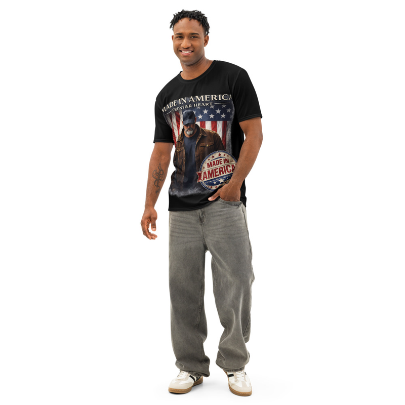 Made in America cotton crew neck t-shirt