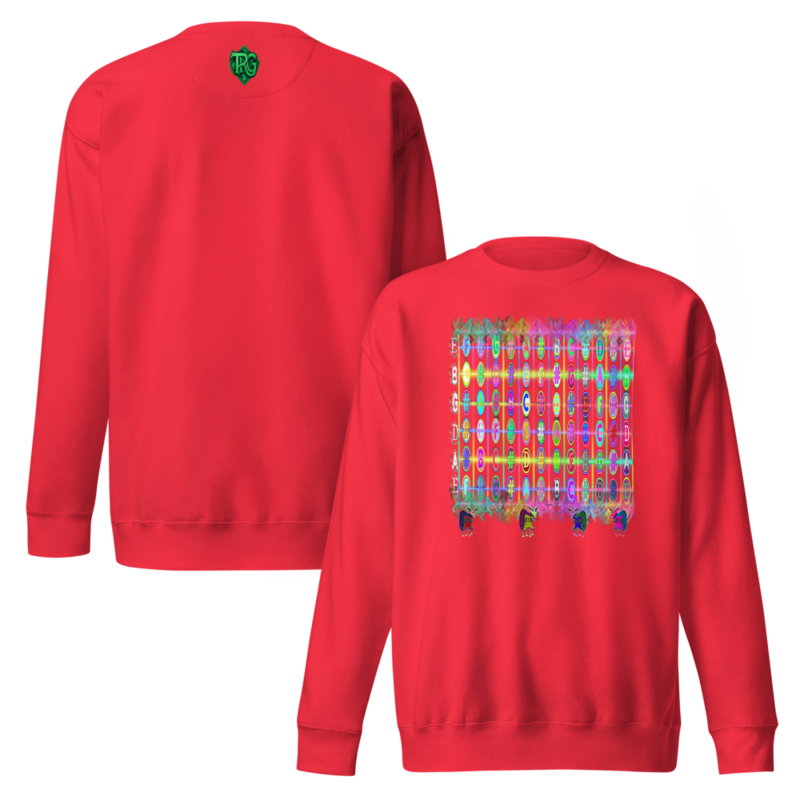 Pluckleboard Team Red Unisex Premium Sweatshirt