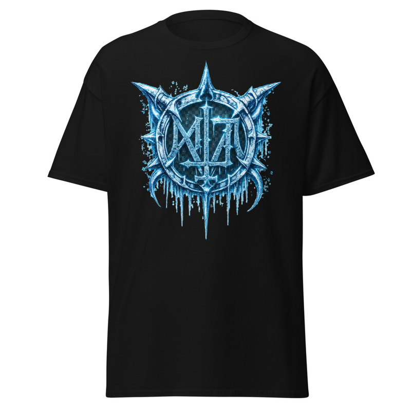 Blue logo tee