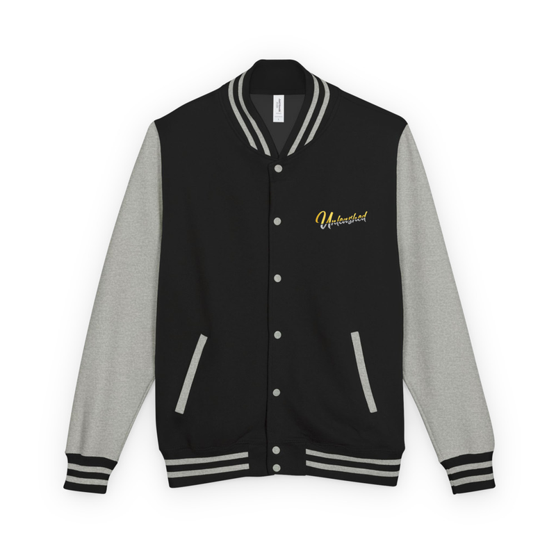 Heavyweight letterman jacket