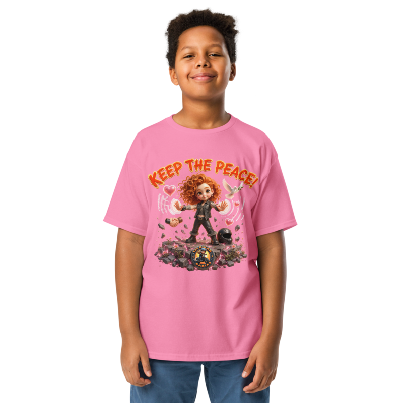 Cinnamon Keep The Peace Kids T-Shirt