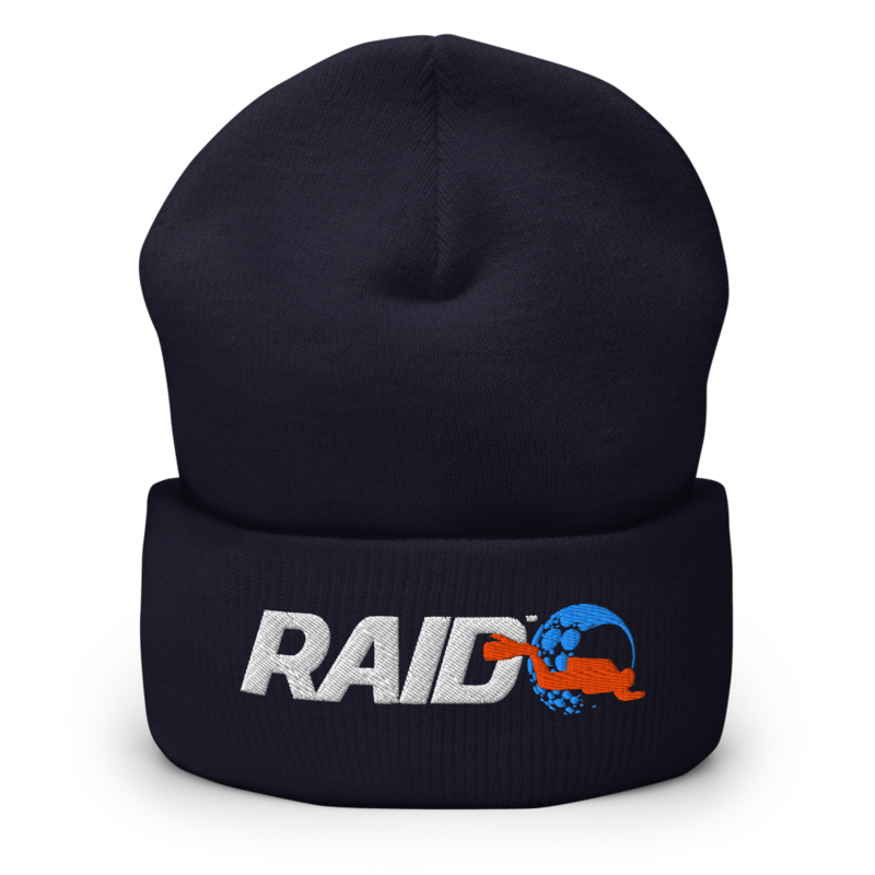 RAID Wear Cuffed Beanie – One size, Navy