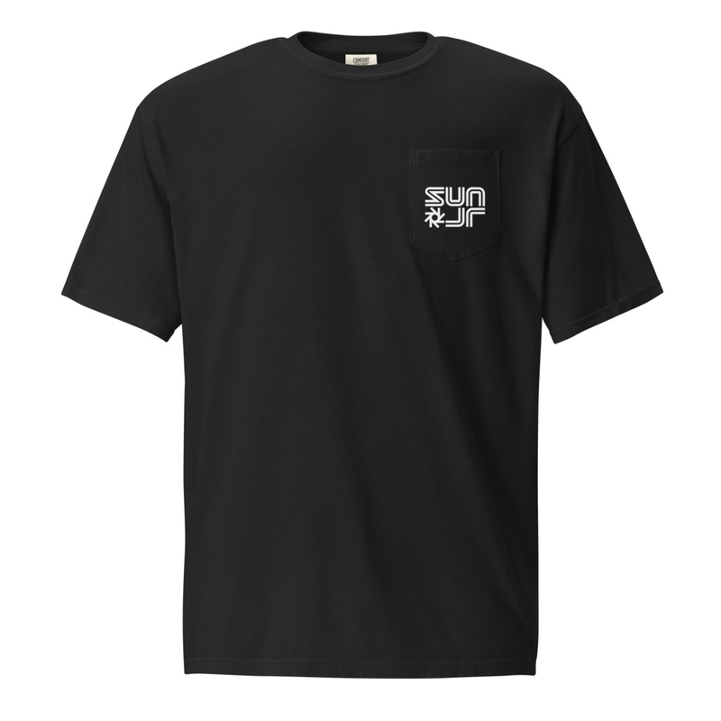 Sun Jr. Many Moon Hex - 100% Cotton, Garment-dyed, Pocket Tee