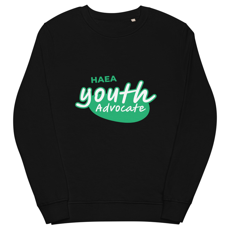 Apparel - Green HAEA Youth Unisex organic sweatshirt