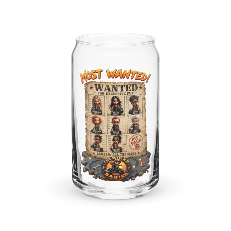Mostwanted 16oz Can Glass
