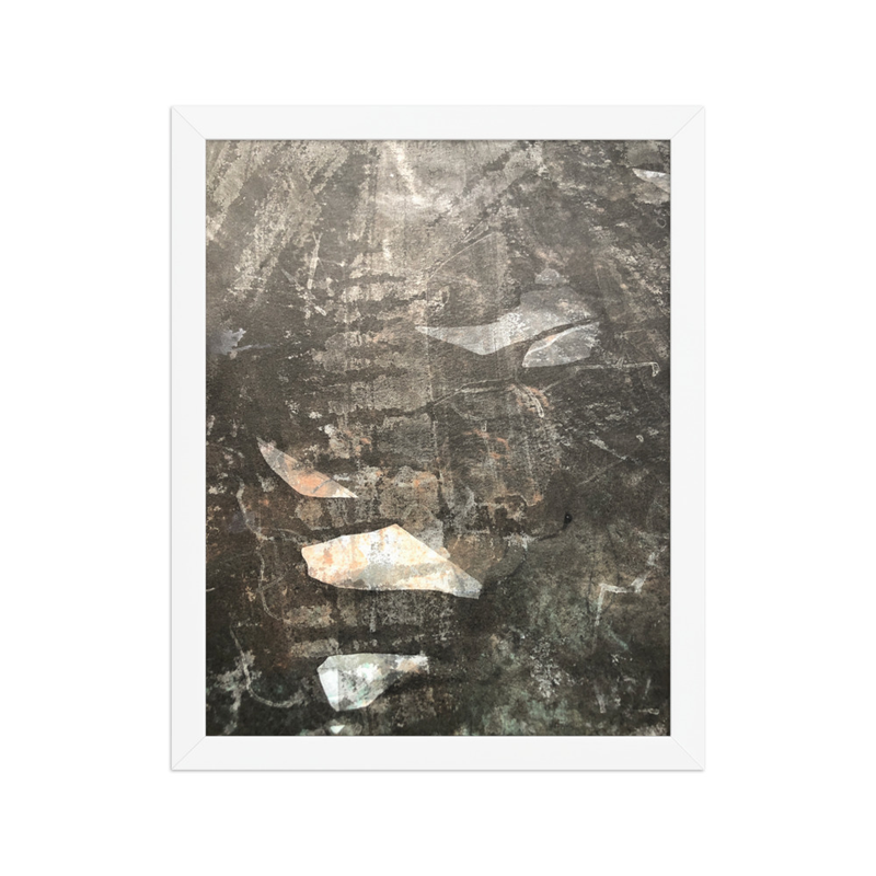 Perceptual Field 0037 — Shimmering Light — Framed Print