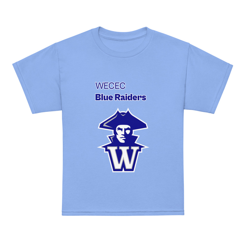 WECEC Blue Raider Youth t-shirt – XL, Carolina Blue