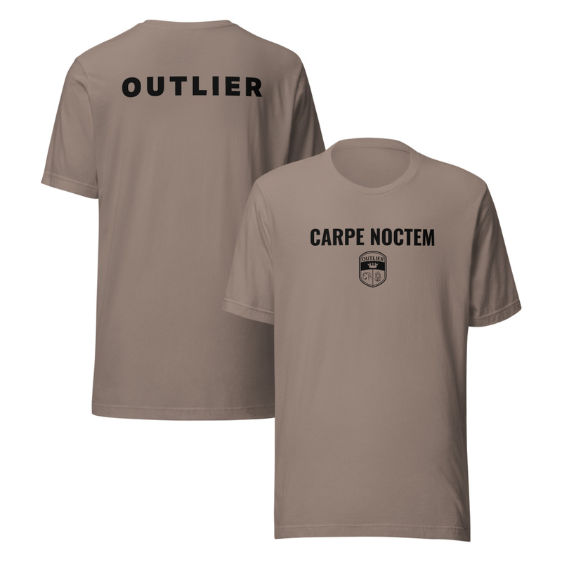 CARPE NOCTEM Tee – 3XL, Pebble