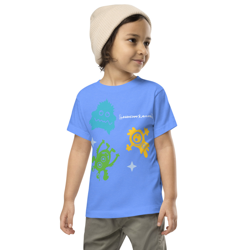 [ Alien ] Toddler Tee – 2T, Heather Columbia Blue