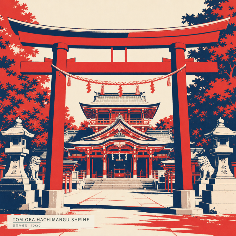 Tomioka Hachimangu Shrine(富岡八幡宮)のアートワーク