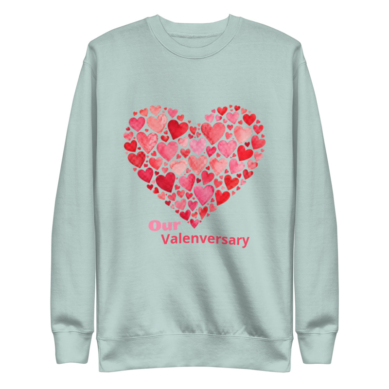 Premium Hearts in Heart Sweatshirt