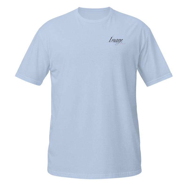 I AM Short-Sleeve Unisex T-Shirt – 3XL, Light Blue