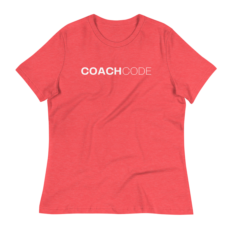 Women's Relaxed T-Shirt – XL, Heather Red