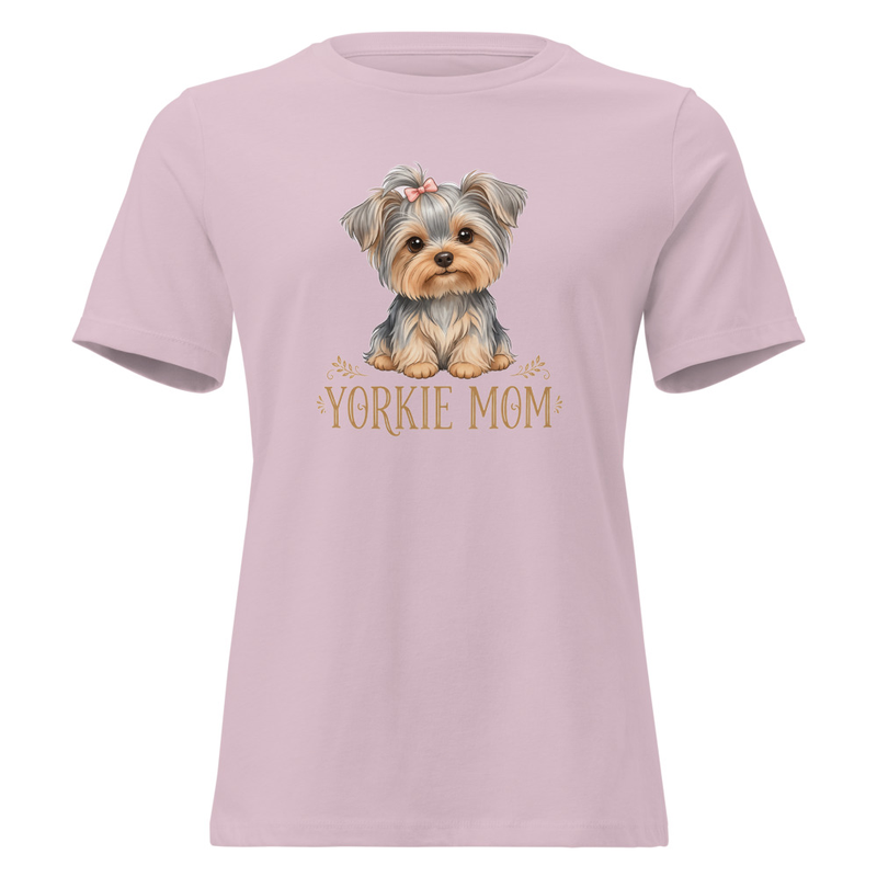 Women's Yorkie Mom Relaxed T-Shirt – view 9