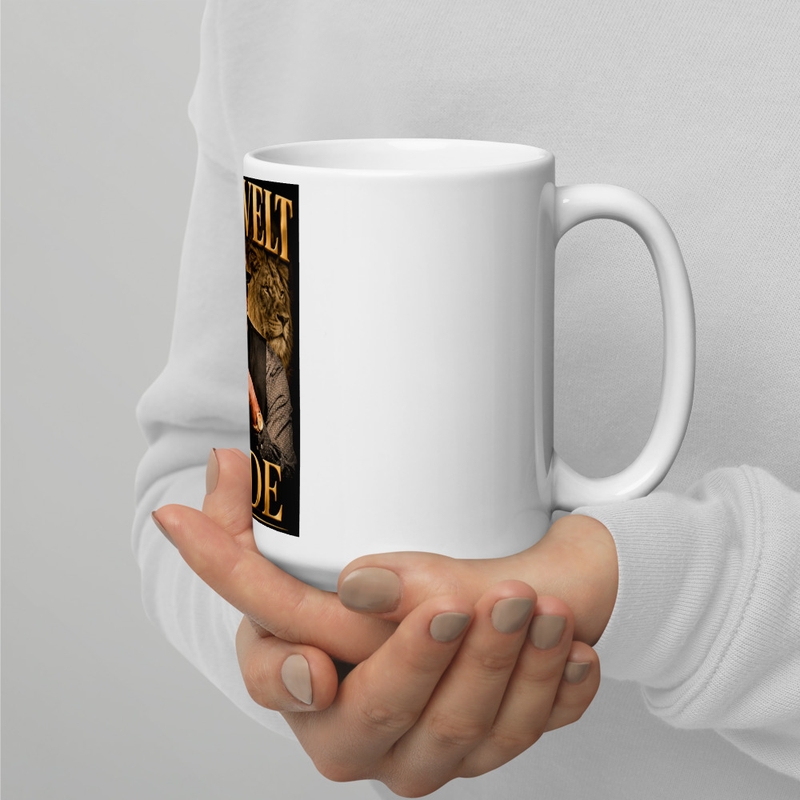Roosevelt White glossy mug