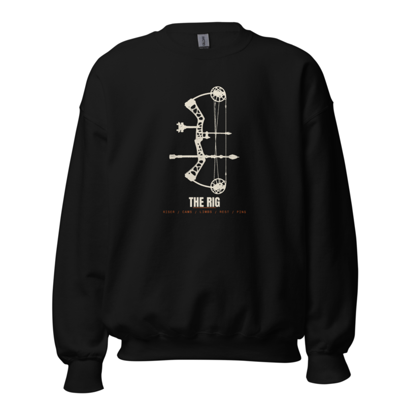 The Rig Crewneck — Bowhunting merch