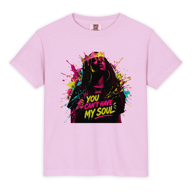 Youth Garment-Dyed Heavyweight "You Can't Have My Soul ijada Portrait" T-Shirt - Comfort Colors 9018