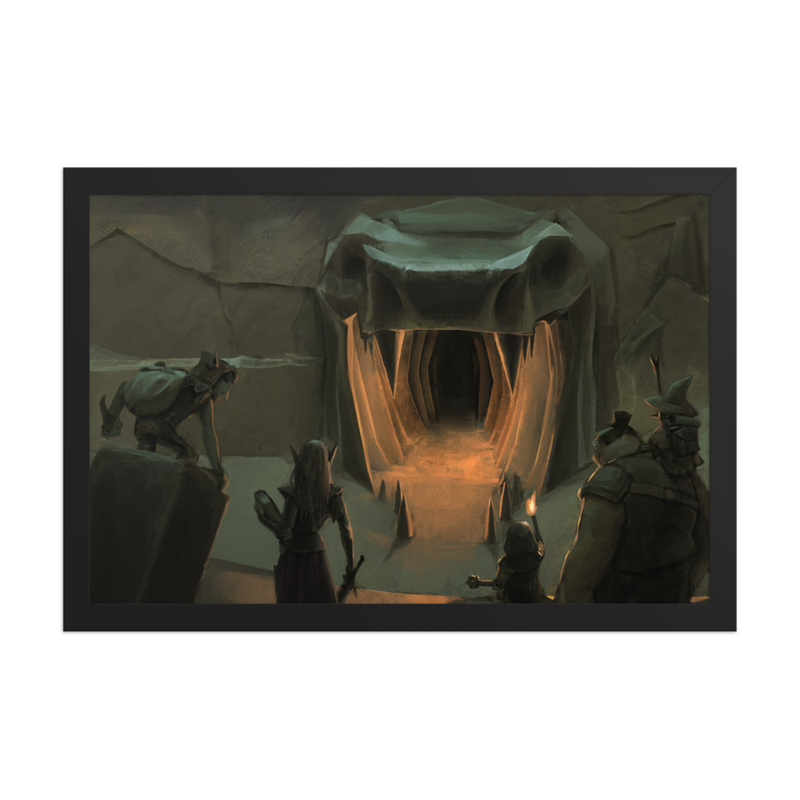 Framed poster: Wyrmsbane (no logo)