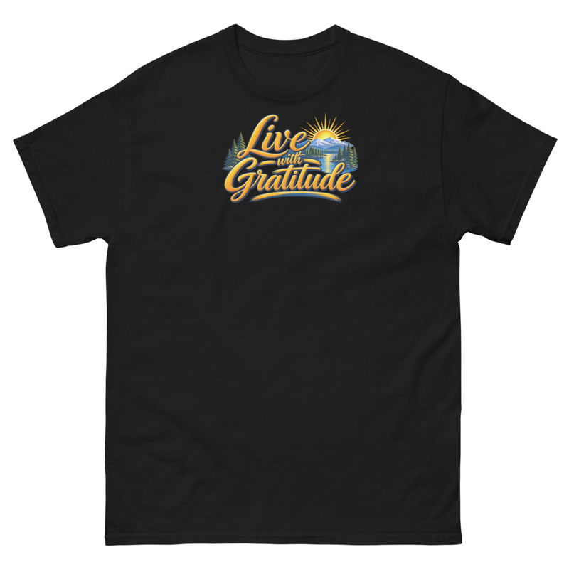 Live with Gratitude Unisex classic tee
