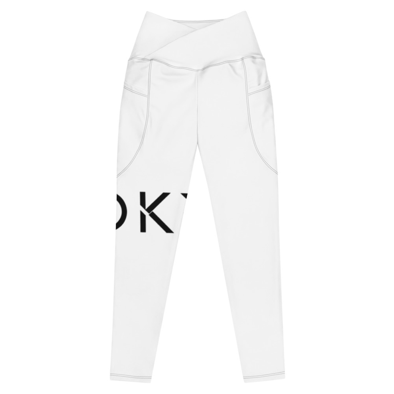 Crossover leggings with pockets / 2XS