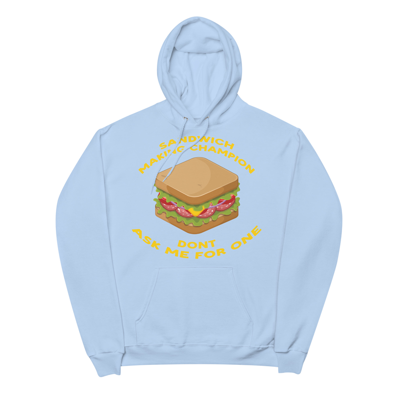 Sandwich Making Champion - Unisex Premium Hoodie - gabagool, sandwich, sammich, munchies, junk food, italian, salami, BLT,