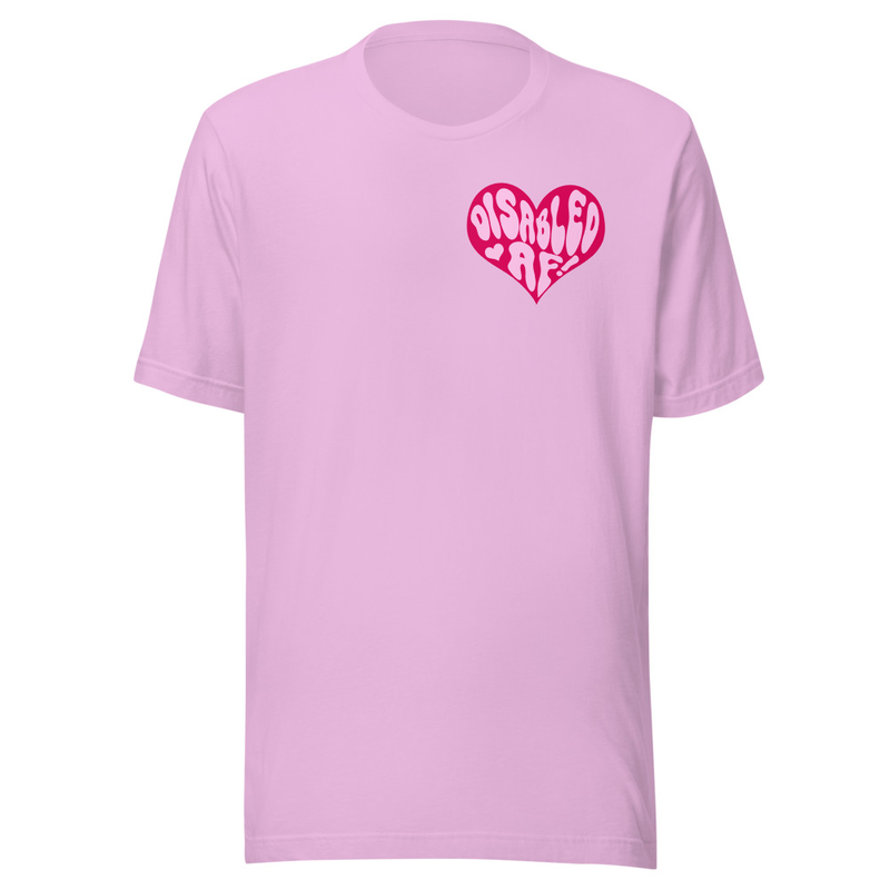 Disabled AF Heart – 2XL, Lilac