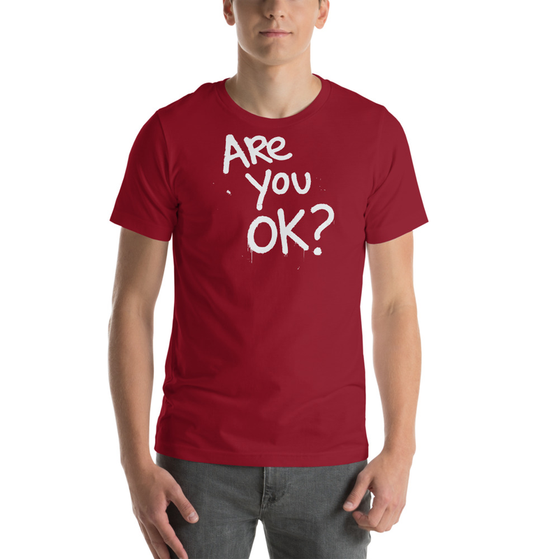 "Are You OK?" Graffiti tshirt