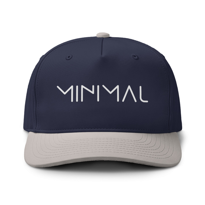 Minimal two-tone cap