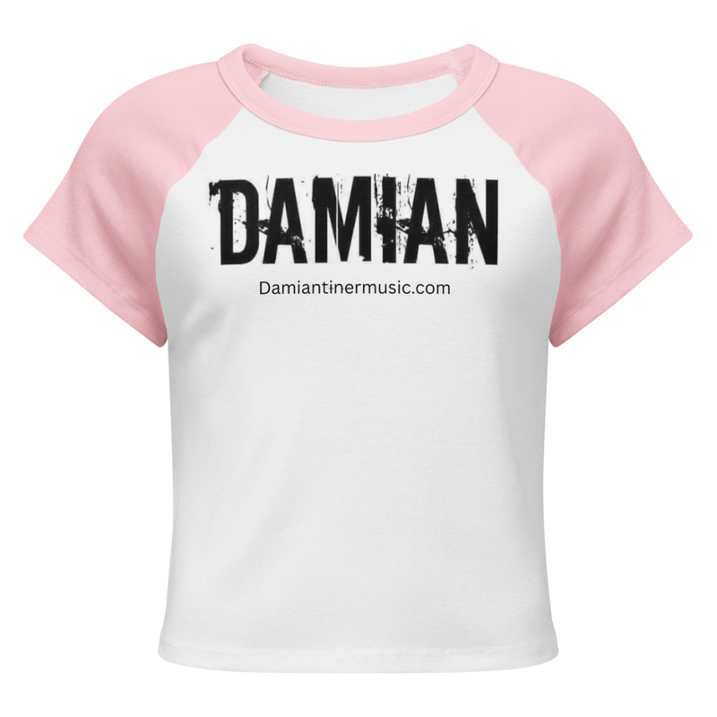 WOMEN'S Baby Raglan Tee DAMIAN LOGO 1