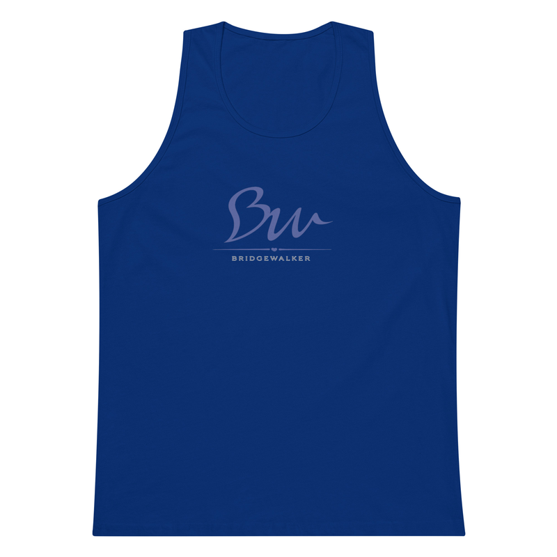 BridgeWalker Unisex Premium Tank Top - Own Asphalt Edition – XL, Team Royal