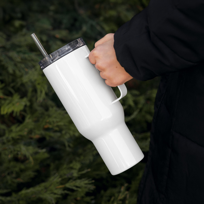 Travel mug with a handle – Image 3