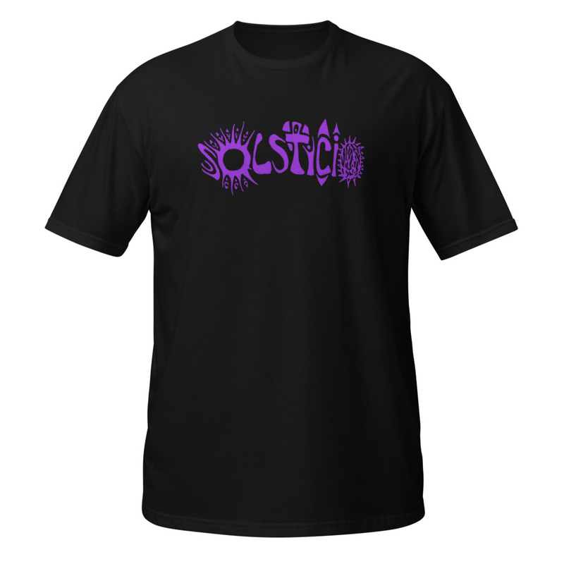 Purple Solsticio Short-Sleeve Unisex T-Shirt