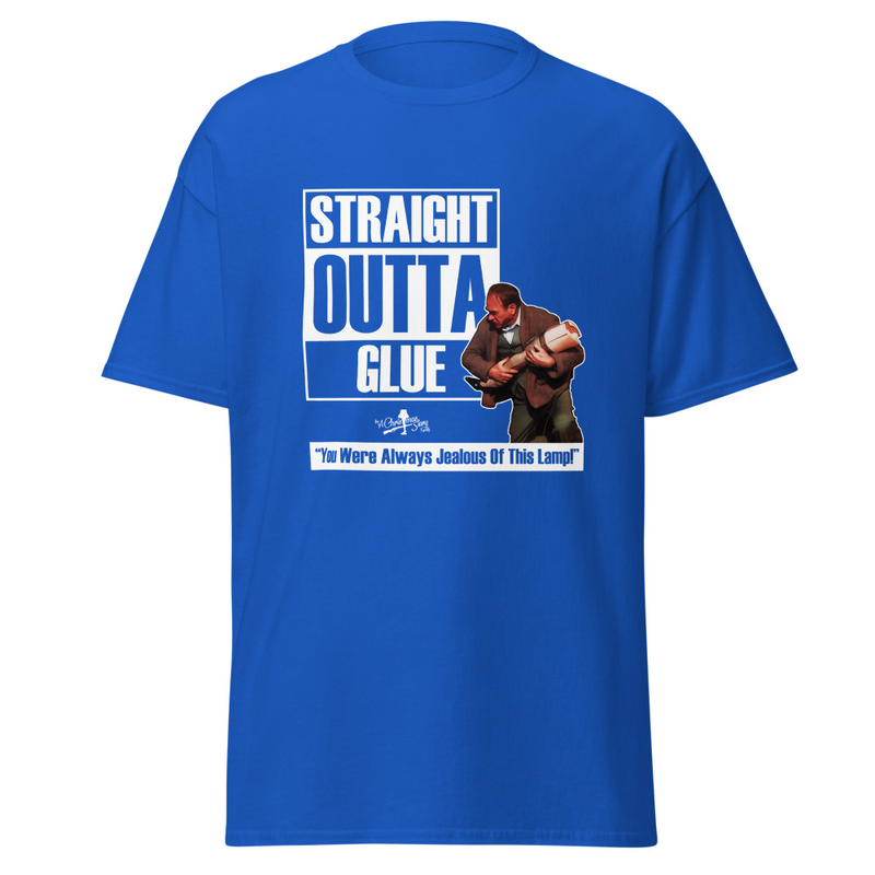 "Straight Outta Glue" Christmas Story Custom – Classic Tee"Straight Outta Glue" Christmas Story Family Custom Limited Edition T-Shirt – XL, Royal