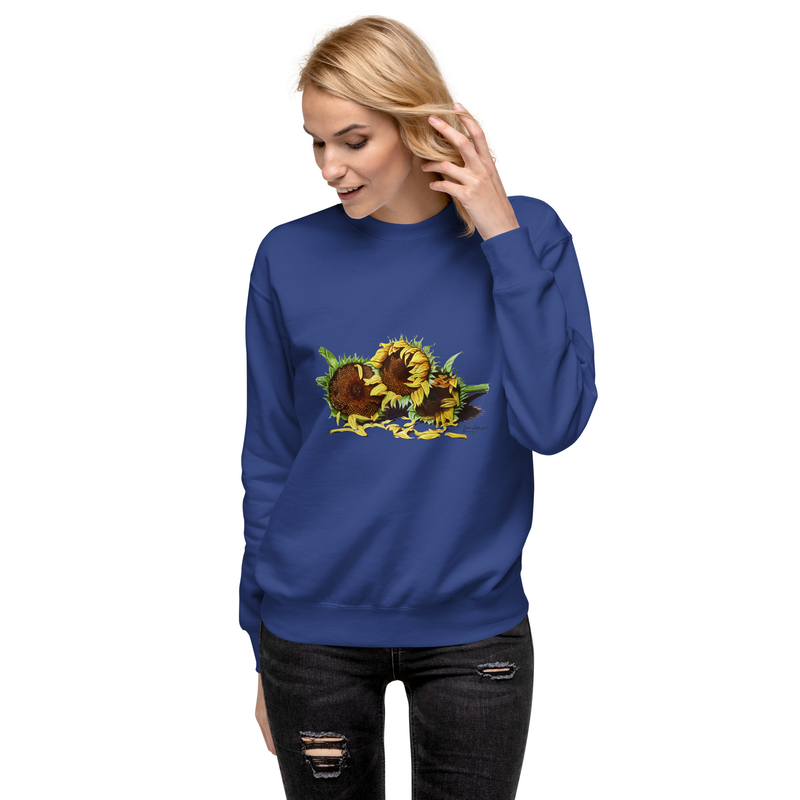 Fleeting Beauty - Unisex Premium Sweatshirt – M, Team Royal