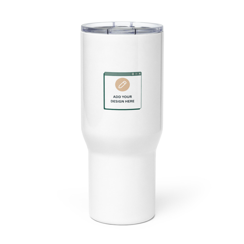 Travel mug with a handle / 25 oz