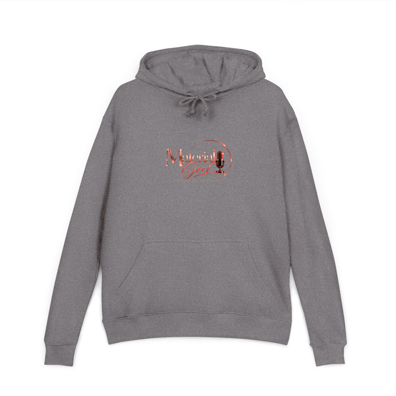 Material Grrl French Terry Hoodie – 3XL, Graphite Heather