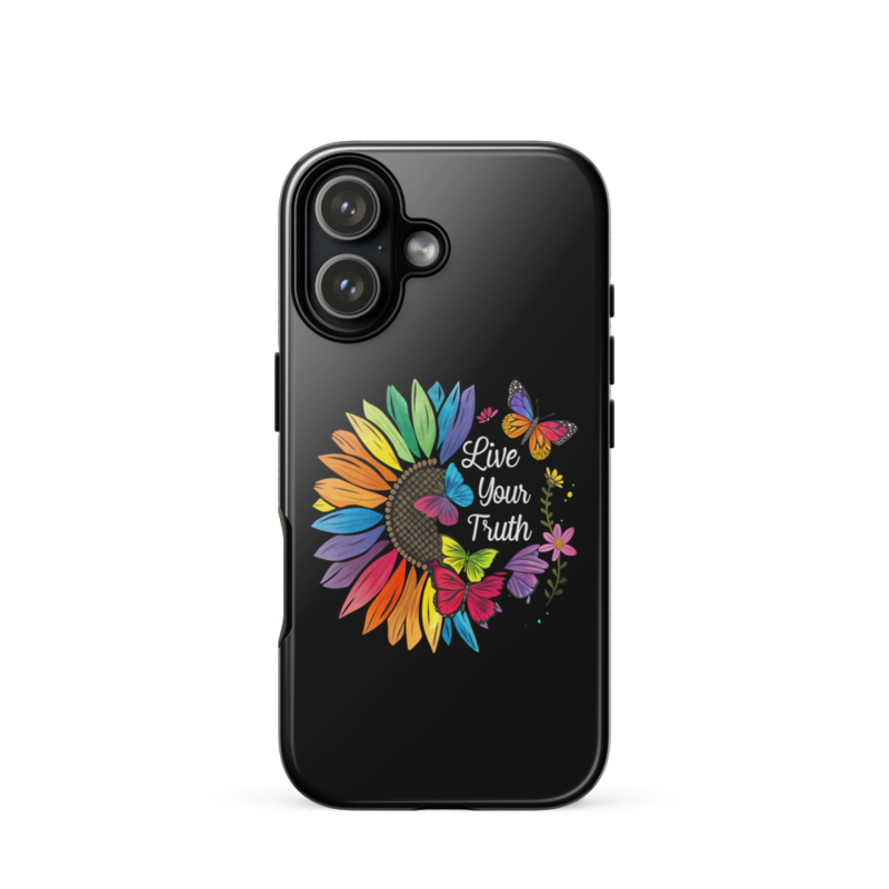 Live Your Truth Tough Case for iPhone® – iPhone 17, Glossy