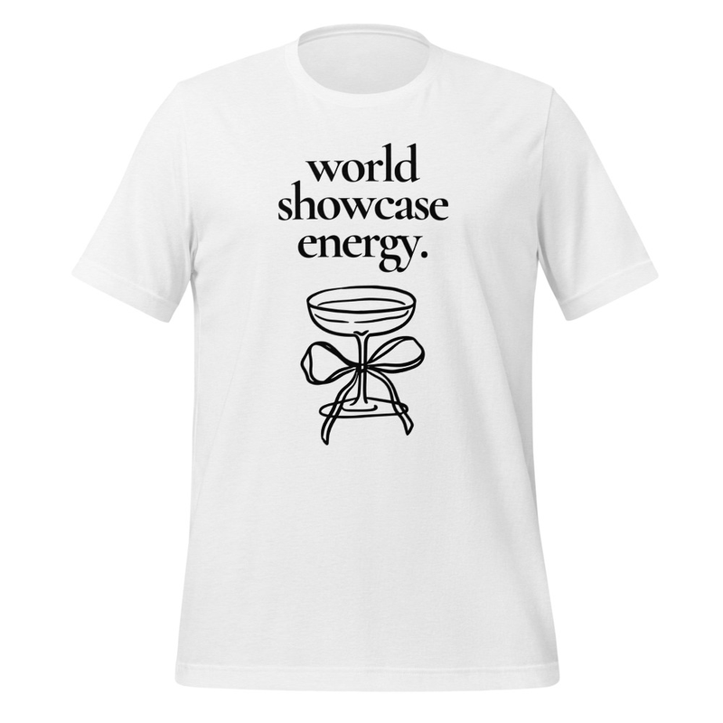 World Showcase Energy Tee – 3XL, Solid White Blend