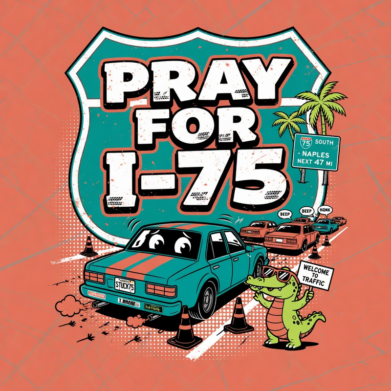 [WIP] Pray For I-75 Tee — Floof apparel