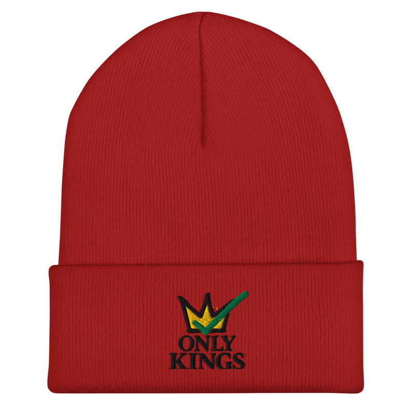 Cuffed Beanie – One size, Red