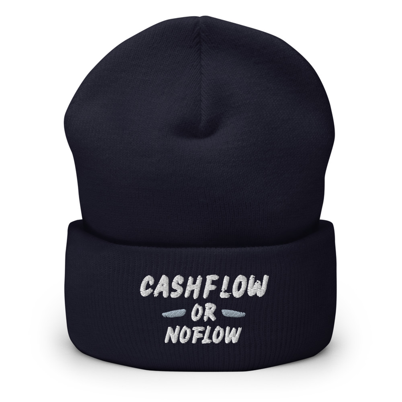 #CashflowOrNoflow Beanie – One size, Navy