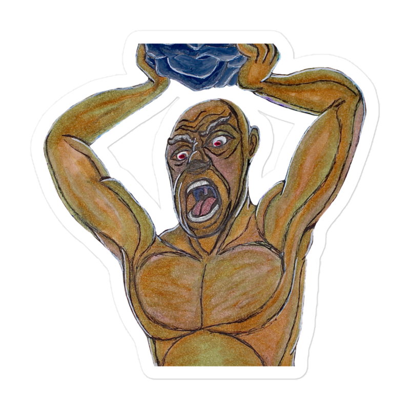 Rust Rock Smash Sticker | Welyn